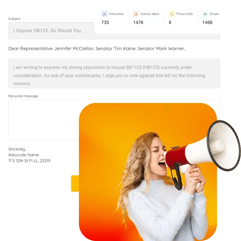 Muster Grassroots Advocacy Product Page