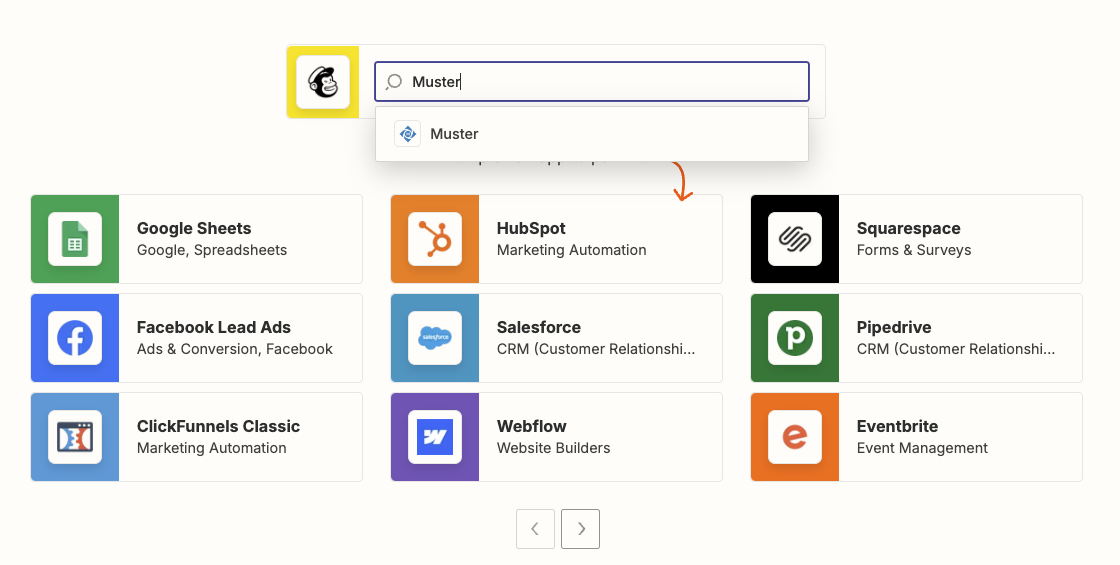 Zapier app pairing
