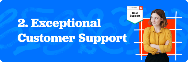 muster has exceptional customer support