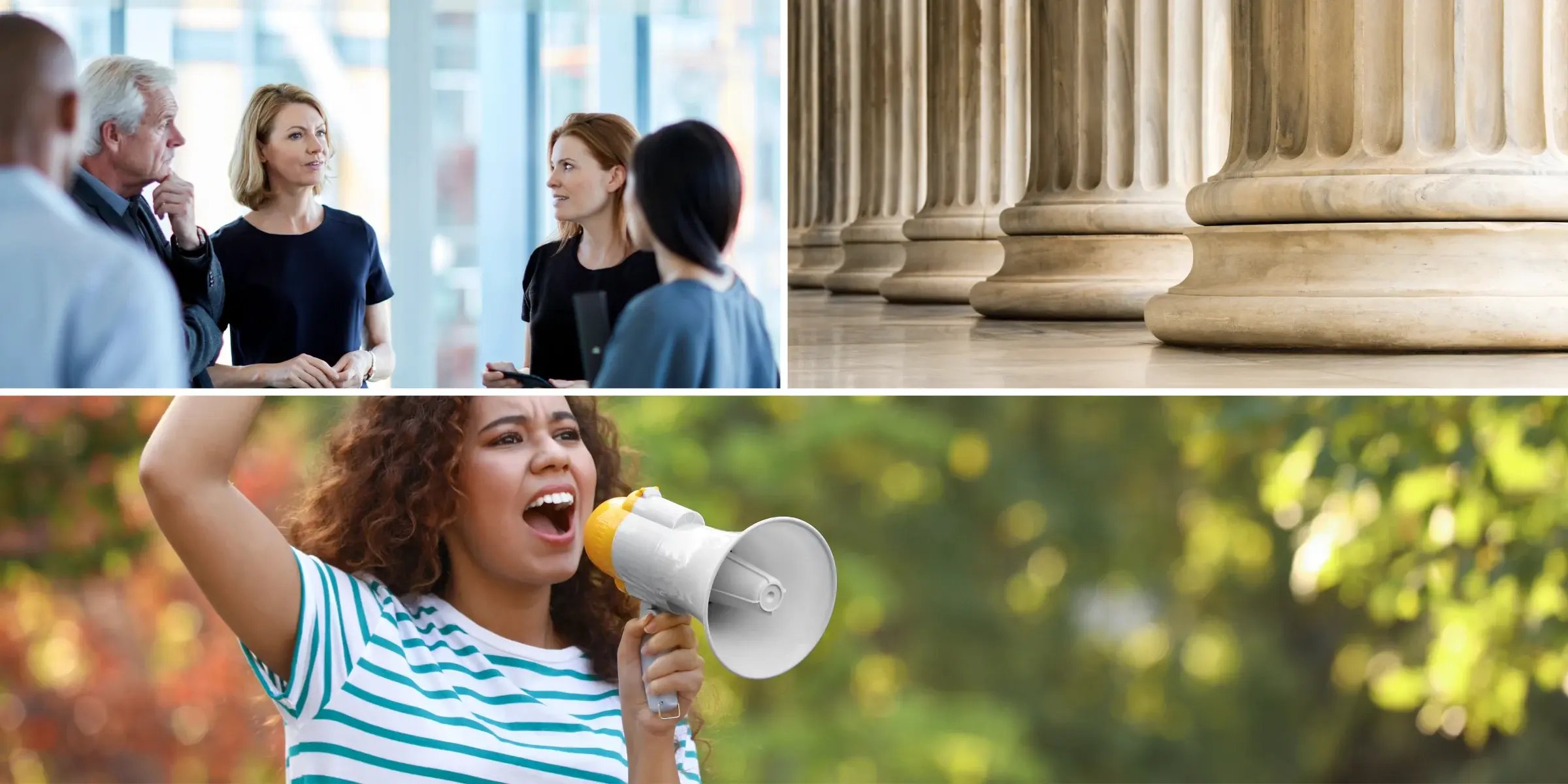 different displays of grassroots lobbying