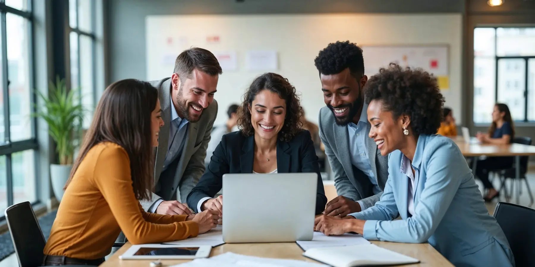 nonprofit professionals meeting to talk about switching to Muster advocacy